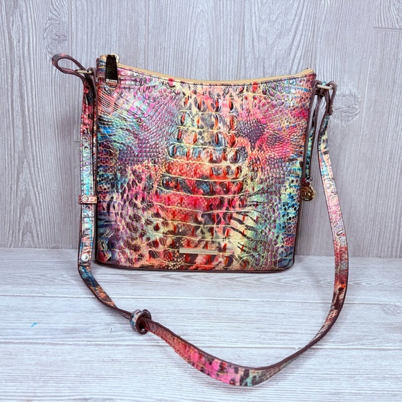 Brahmin Handbags - Brahmin rainbow fish Katie cross body shoulder bag purse rainbow rare